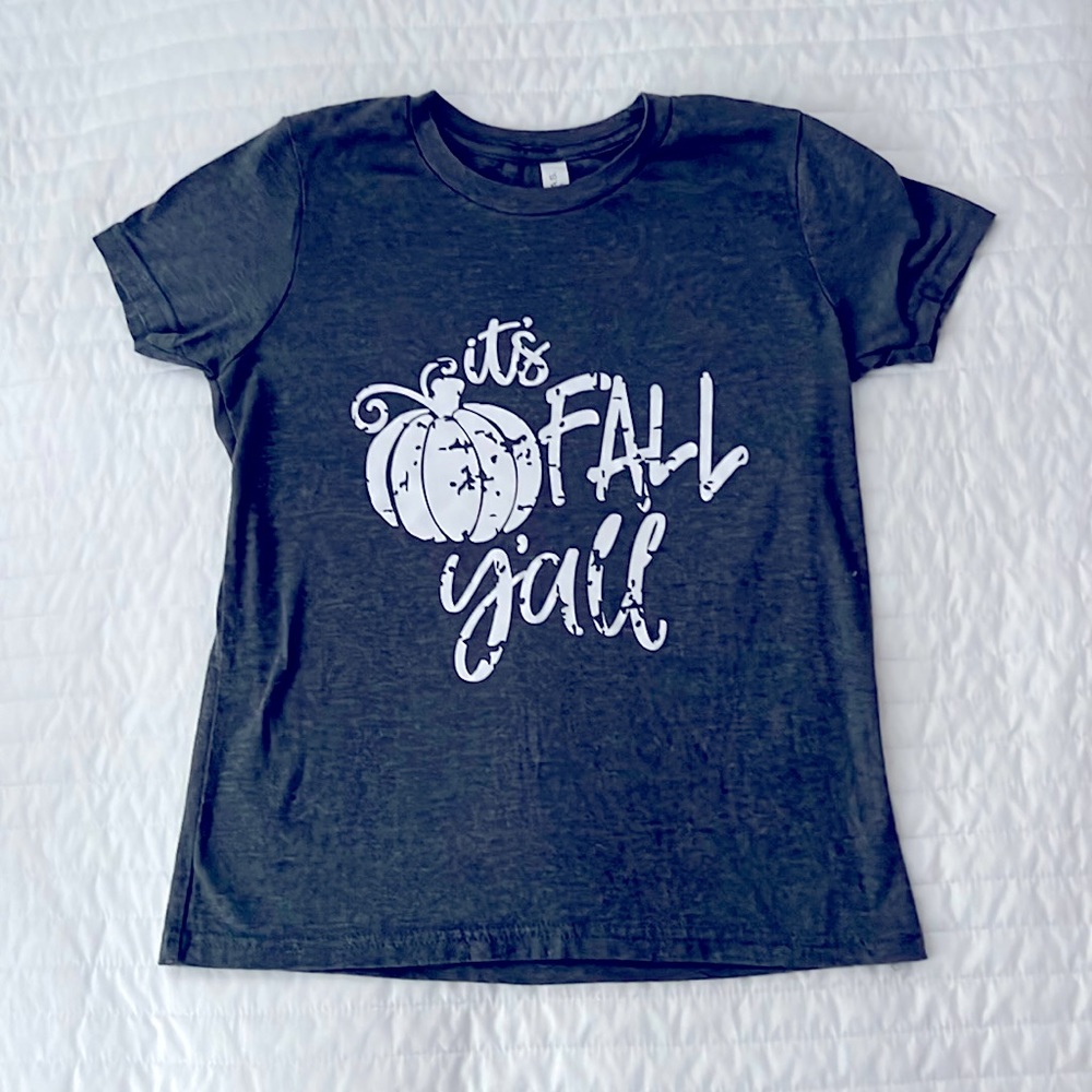 Girl’s “It’s Fall y’all” Tee by Bella Canvas